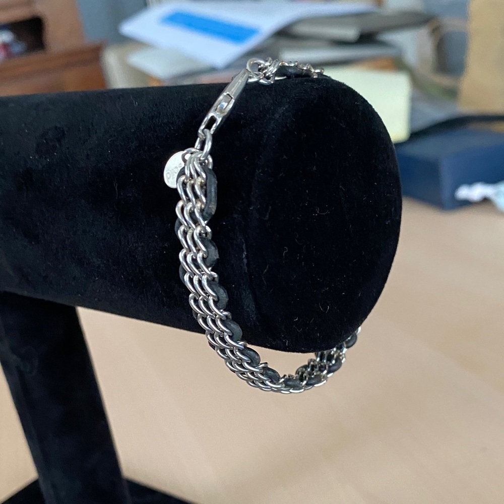 Scandinavian “Sami” sterling silver bracelet